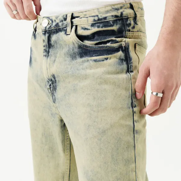 grunge revival men's regular straight jeans