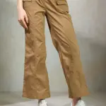 Cotton Stretch Canvas Cargo Trousers