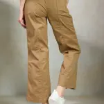 Cotton Stretch Canvas Cargo Trousers