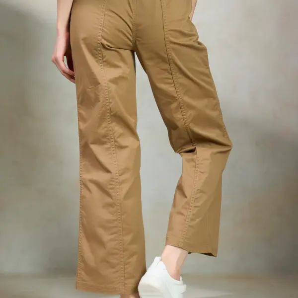 Cotton Stretch Canvas Cargo Trousers