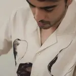 Men's Panel Printed Casual Shirt