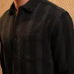 Men's Striped Casual Shirt
