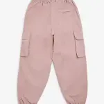 Kids Pink High-Rise Cotton-Blend Joggers