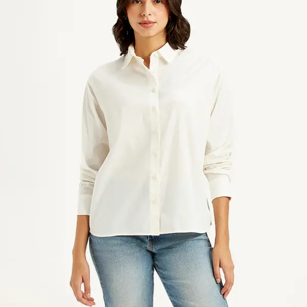 Women's Solid Relaxed Fit Shirt