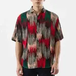 Men's Abstract Regular Fit Shirt