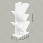 Tree Book Shelf - 5 Tier Book Stand for Home Library and Office