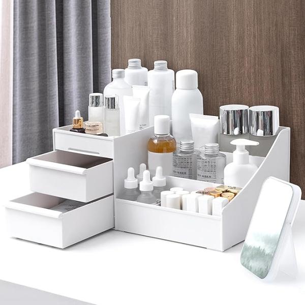 osmetic Organizer Box Drawers Storage Plastic Stationary Box
