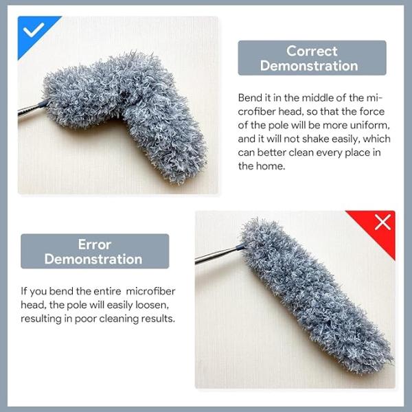 Duster for Dust Cleaning with extendable Pole 100 Inch