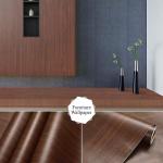 Wolpin Kitchen Wall Stickers Wood Wallpaper