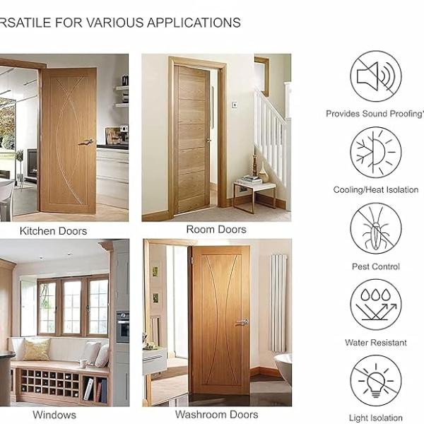 Door Bottom Sealing Strip Guard for Home