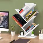 Tree Book Shelf - 5 Tier Book Stand for Home Library and Office