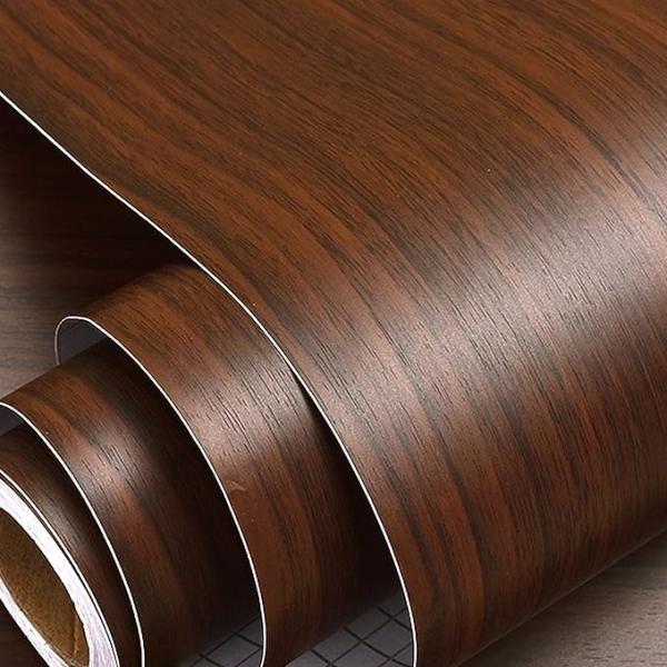 Wolpin Kitchen Wall Stickers Wood Wallpaper