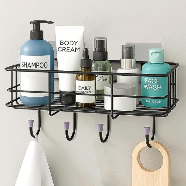 Bathroom Organiser Without Drill/GI Steel Self