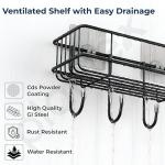 Bathroom Organiser Without Drill/GI Steel Self