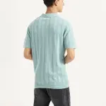 Men's Redloop Striped Slim Fit Polo T-shirt