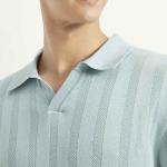Men's Redloop Striped Slim Fit Polo T-shirt