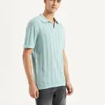 Men's Redloop Striped Slim Fit Polo T-shirt