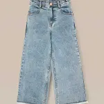 Wide Leg Heart Pocket Jean