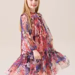 Eleanor Floral Mesh Dress