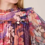 Eleanor Floral Mesh Dress