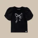 Aofie Black Bow Tee