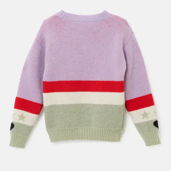 Norah Pink Believe Slogan Jumper