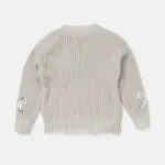 Esther Silver Sequin Bow Jumper