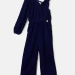 Thea Bow Shoulder Velvet Jumpsuit