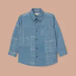 Blue Block Check Shirt