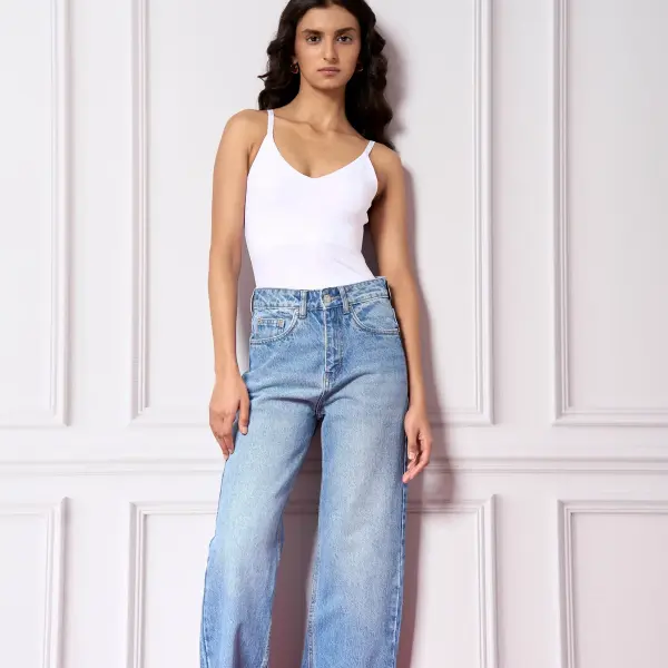 Stone Blue Straight Fit Jeans I