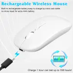 Dual Mode Wireless Mouse (Bluetooth + USB)