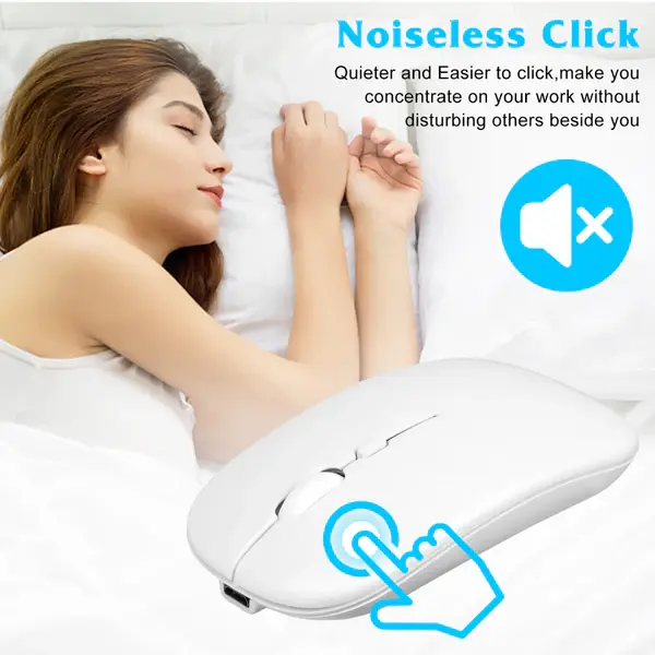 Dual Mode Wireless Mouse (Bluetooth + USB)