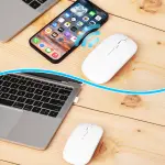Dual Mode Wireless Mouse (Bluetooth + USB)