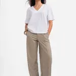 White V Neck T-Shirt