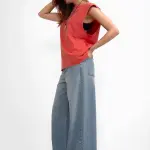Mid Wash Baggy Jeans