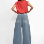 Mid Wash Baggy Jeans