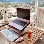 360 Degree Adjustable Wooden Book Stand & Laptop Stand
