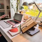 360 Degree Adjustable Wooden Book Stand & Laptop Stand