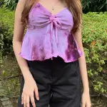 wine tie & dye top
