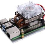 Low-Profile CPU Cooler with RGB Fan for RPi