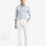 CABANA STRIPE SHIRT LEEDS - BLUE