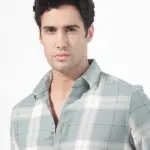DUPPLIN CHECK SHIRTS MELFI - TEAL