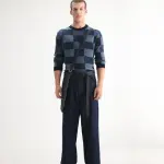 BAGGY FIT DARK WASH DENIM NIRETOR - DARK BLUE