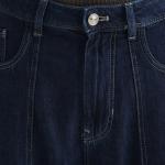 BAGGY FIT PLAIN JEANS ONYX - DARK BLUE