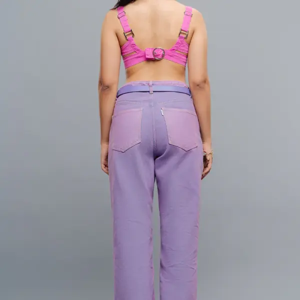 pink dreams straight jeans