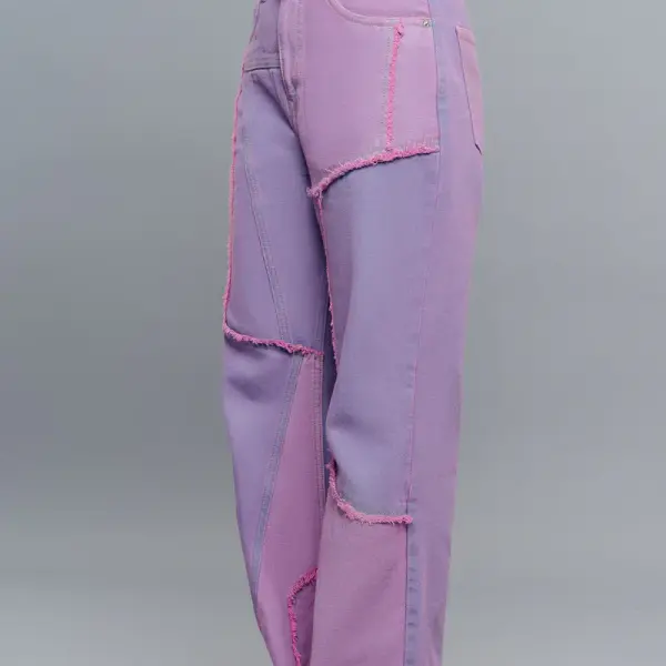 pink dreams straight jeans