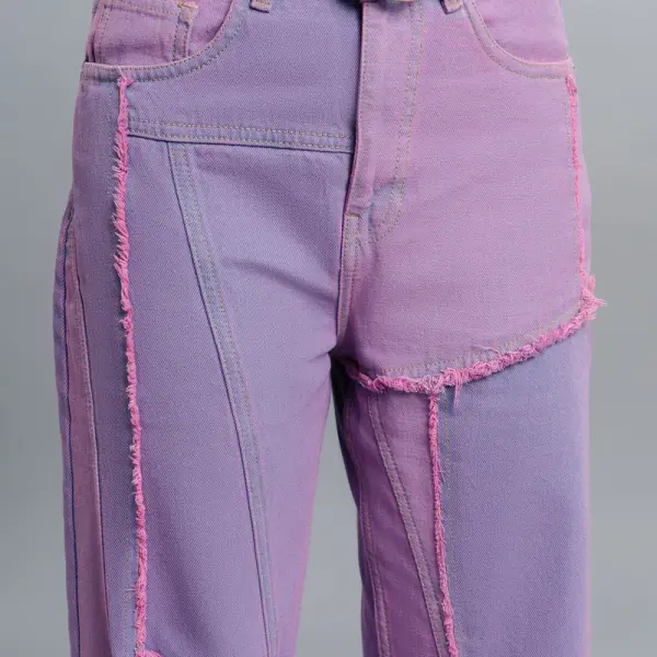 pink dreams straight jeans