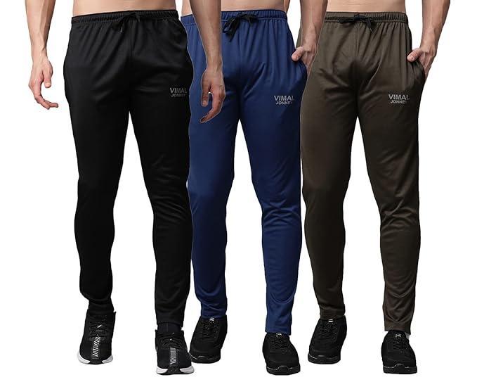 Comfortable regular fit men’s trackpants designed for daily wear, workouts, or casual outings.