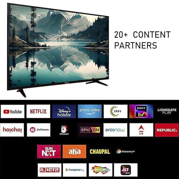 43-Inch 4K Ultra HD Smart Android LED TV – Black (2023 Model)