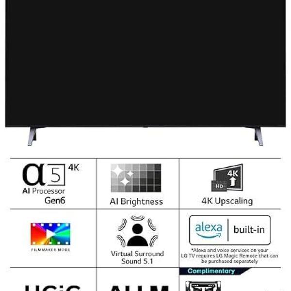 55-inch 4K Ultra HD Smart LED TV with WebOS